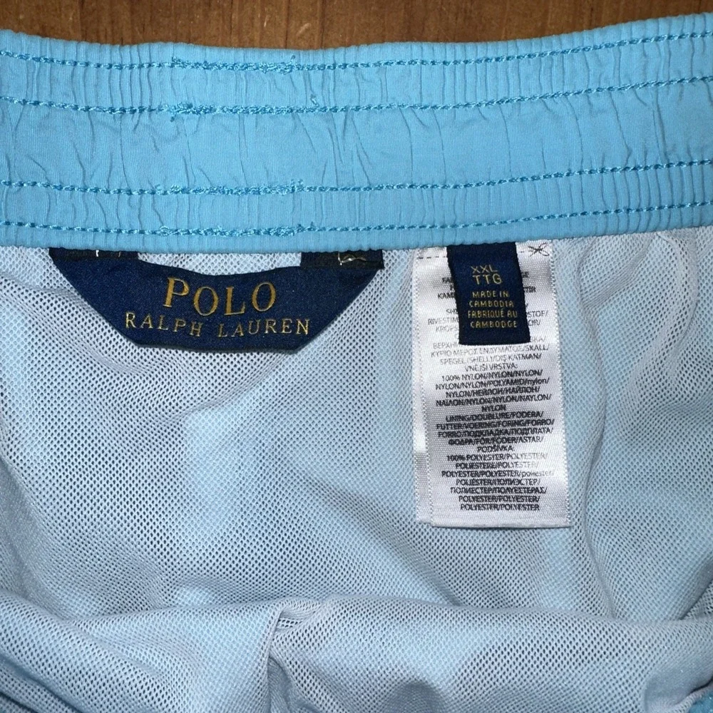 Polo Ralph Lauren Men's Pony Traveler Surf Board Swim Trunks Shorts 2XL